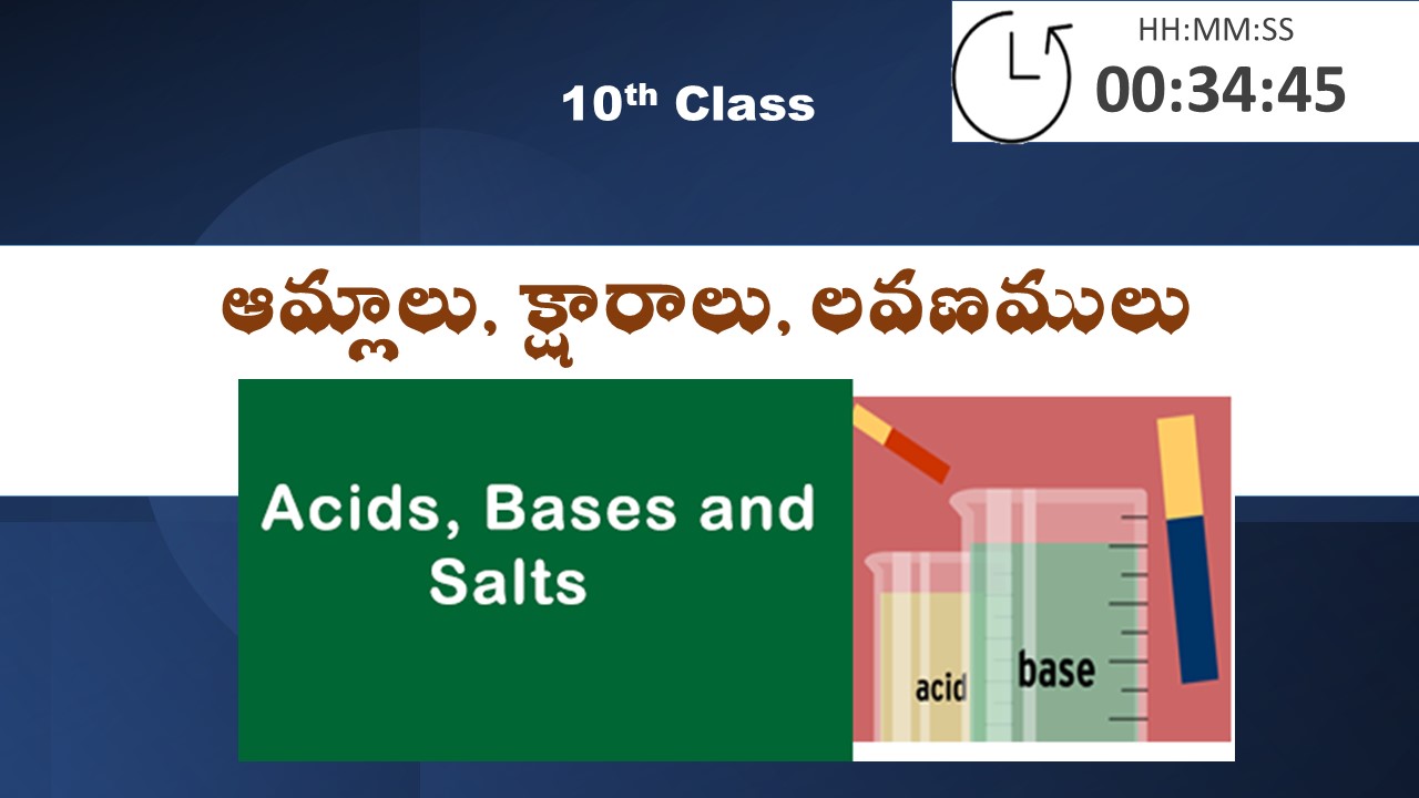 Acids - Bases - Salts